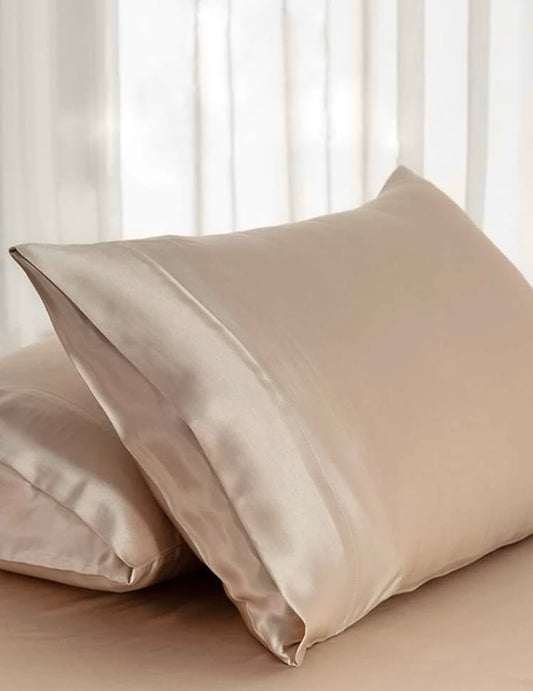 Champagne Satin Pillow Case