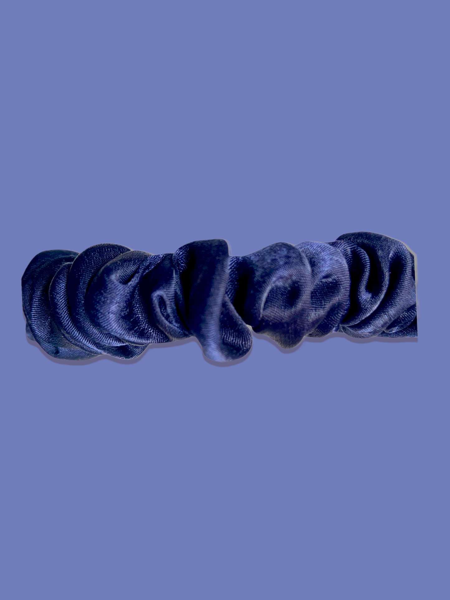 Eliza Satin Velvet Scrunchie Headband