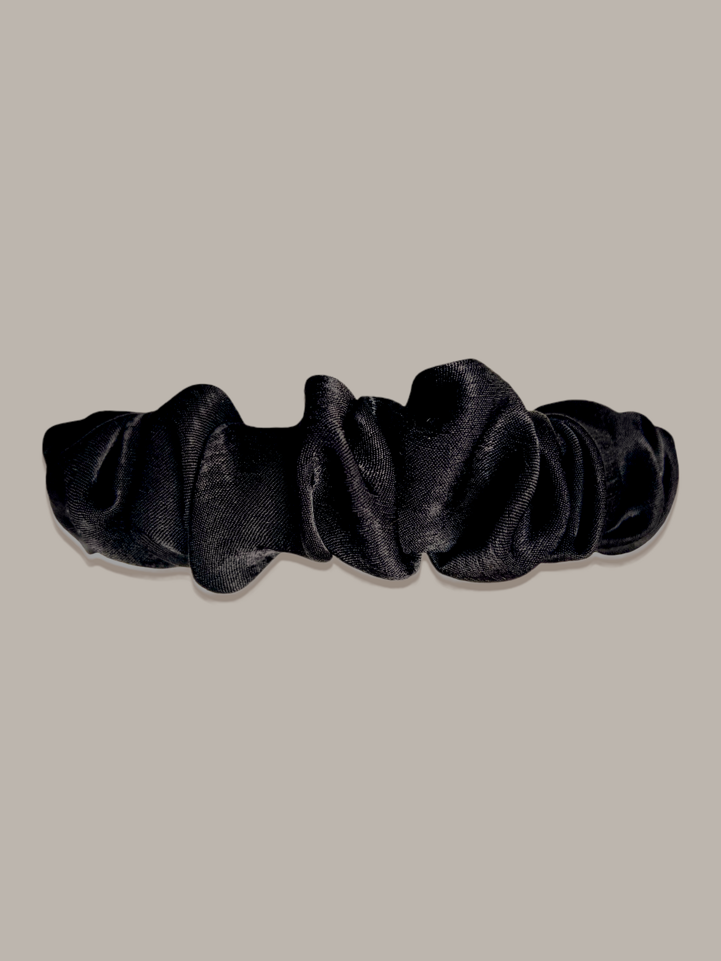 Angelica Satin Velvet Scrunchie Headband