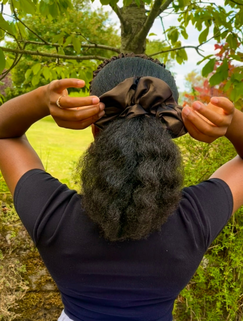 Monique Jumbo Taffeta Scrunchie