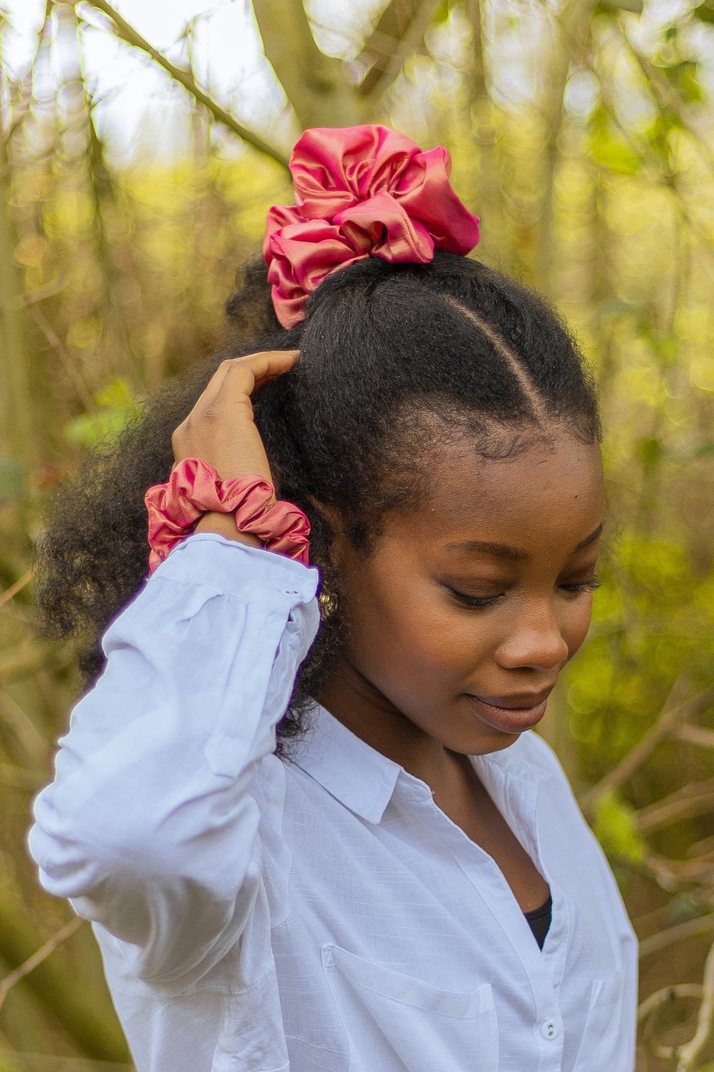 Beatrice Jumbo Taffeta Scrunchie