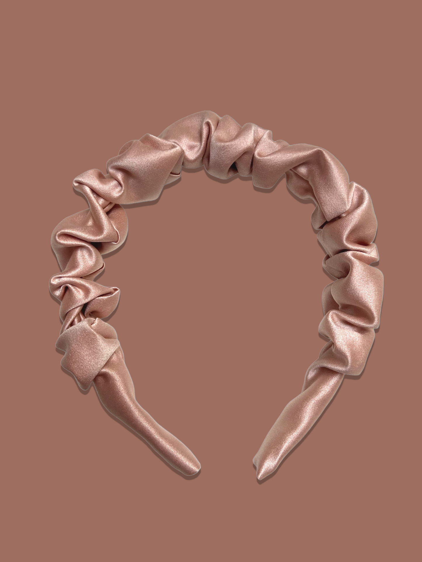 Thea Duchess Satin Scrunchie Headband