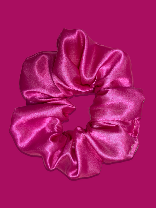 Pink Lemonade Jumbo Satin Scrunchie