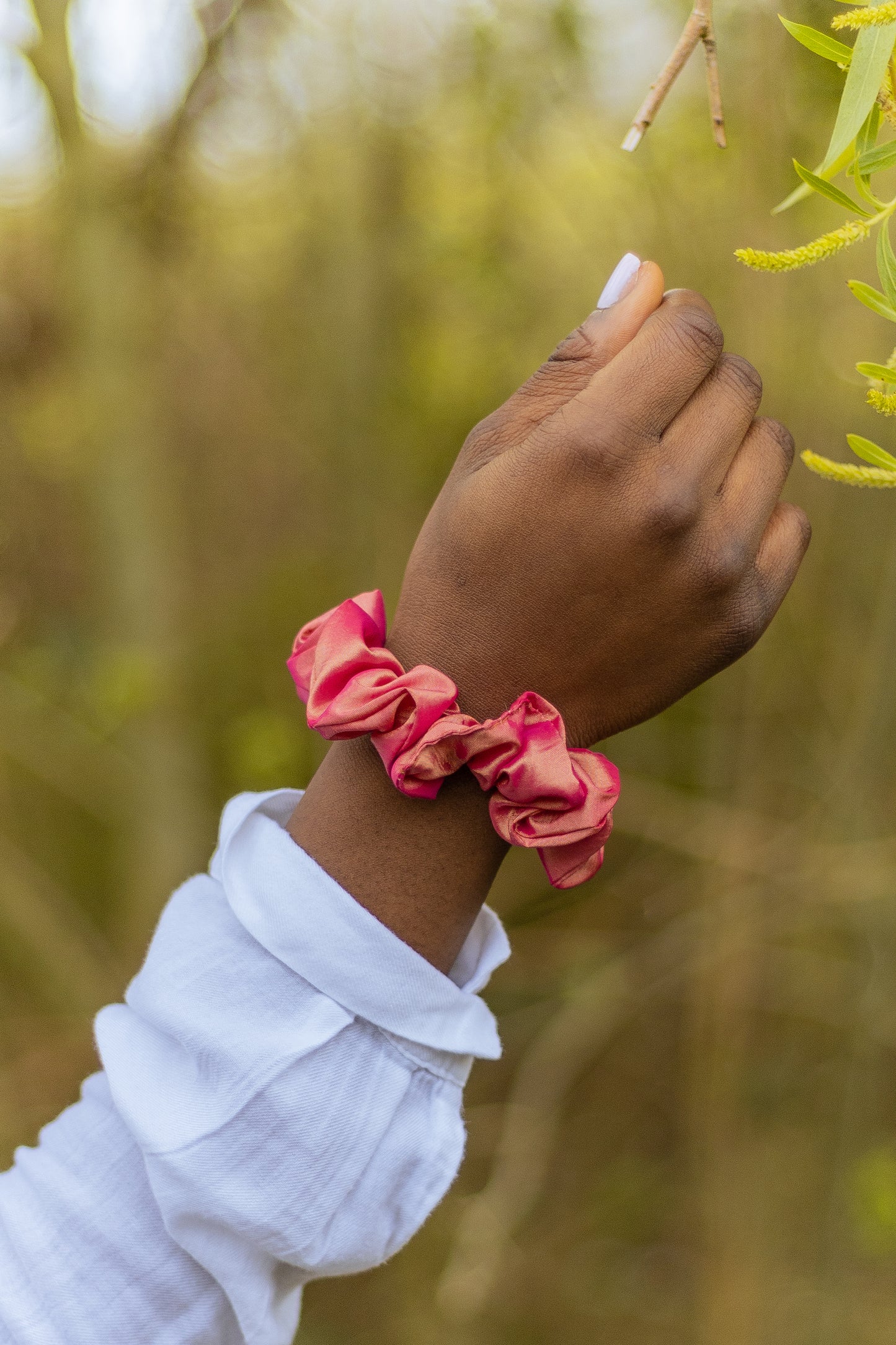 Beatrice Mini Taffeta Scrunchie